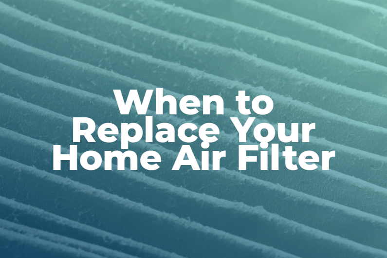 When to replace air filter home