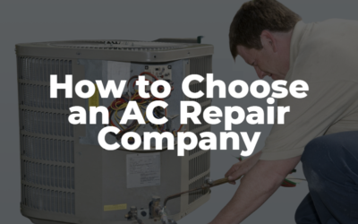 How to Choose an AC Repair Company